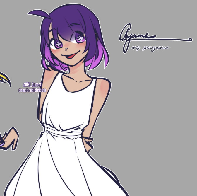 Ayame's color reference.