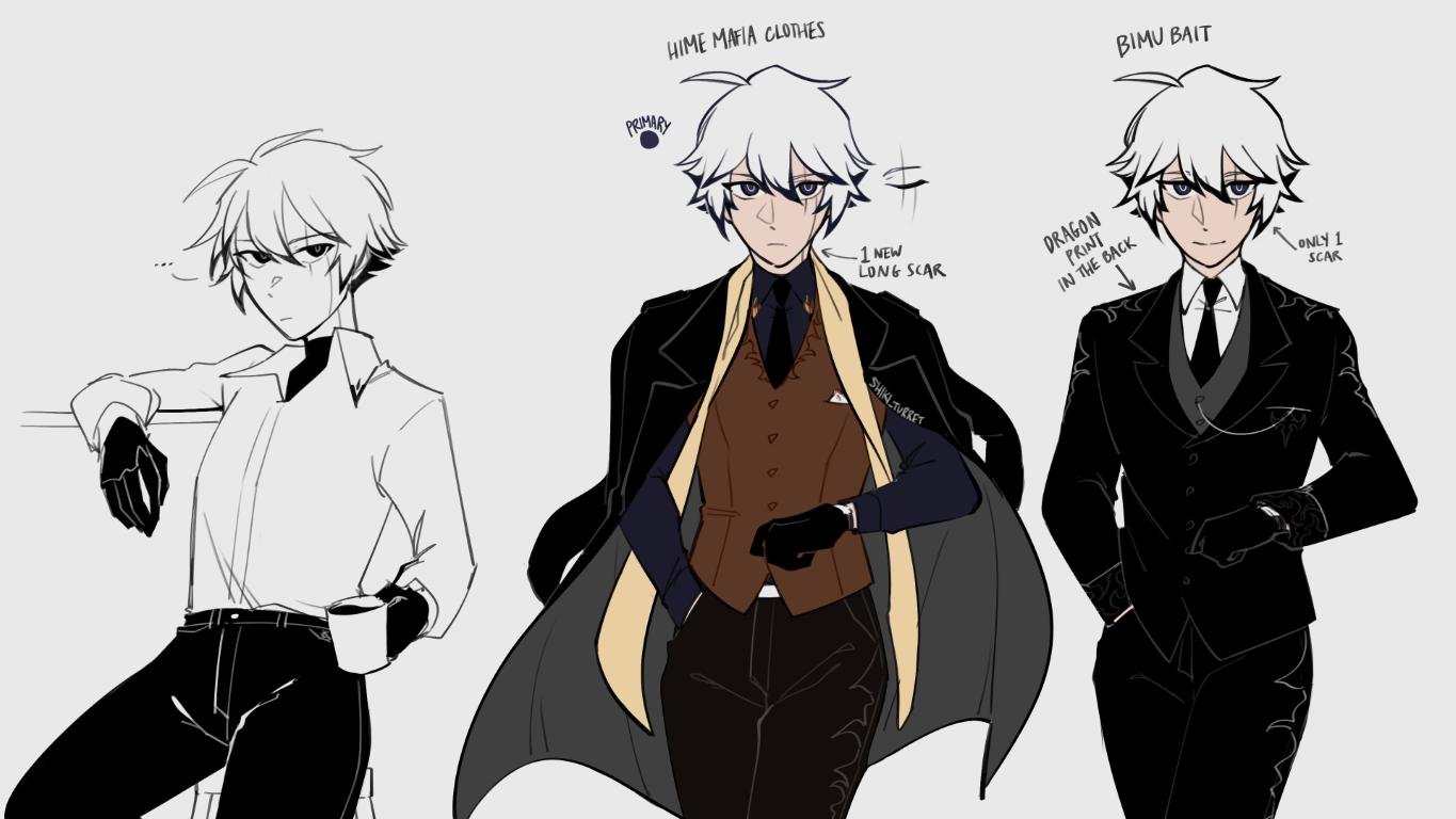 Mafia Shiki flat color reference.
